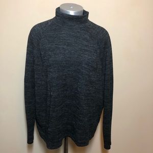 🐱UO BDG turtleneck mock neck pocket sweater top basic heathered closet staple